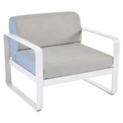 Fermob Bellevie Arm Chair 33 Fermob Bellevie Arm Chair -Trit Houses Shop 100 1 Blanc coton Fauteuil Gris flanelle full product