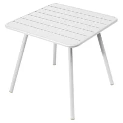 Fermob Luxembourg Table 80cm - 4 Legs -Trit Houses Shop 100 1 Cotton White Table 80 x 80 cm 4 legs