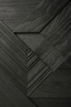 Ethnicraft Teak Graphic Sideboard - 4 Door -Trit Houses Shop 10061 10062 Teak Graphic black sideboard det05 cut web 13c23e74 0f1f 4811 b6b0 f7505f2a2ec7