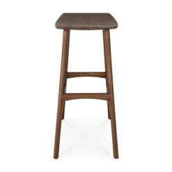 Ethnicraft Teak Osso Counter Stool 8 Ethnicraft Teak Osso Counter Stool -Trit Houses Shop 10178 Osso counter stool teak brown front cut WEB