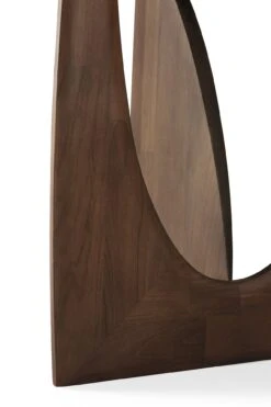 Ethnicraft Teak Geometric Side Table -Trit Houses Shop 10196 Teak Geometric brown side table det01 cut web