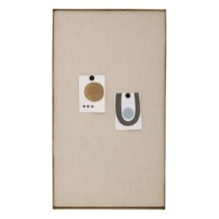 Wall Pin Board - Natural/Gold