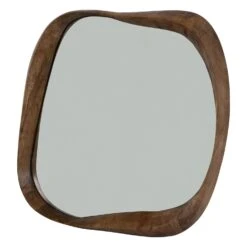 Shizu Medium Mirror - Brown