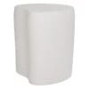Petra Ceramic Side Table - White