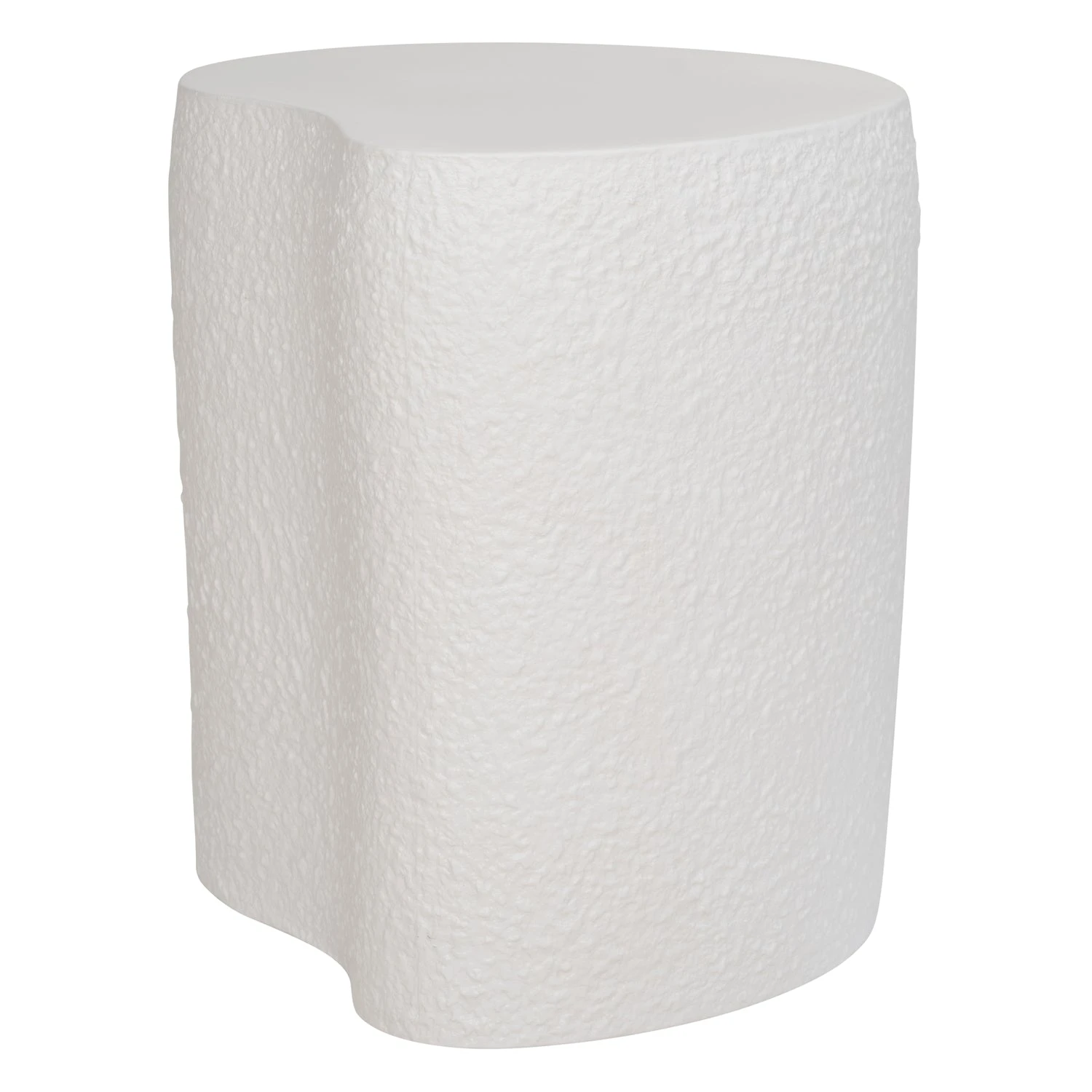 Petra Ceramic Side Table - White 1 Petra Ceramic Side Table - White