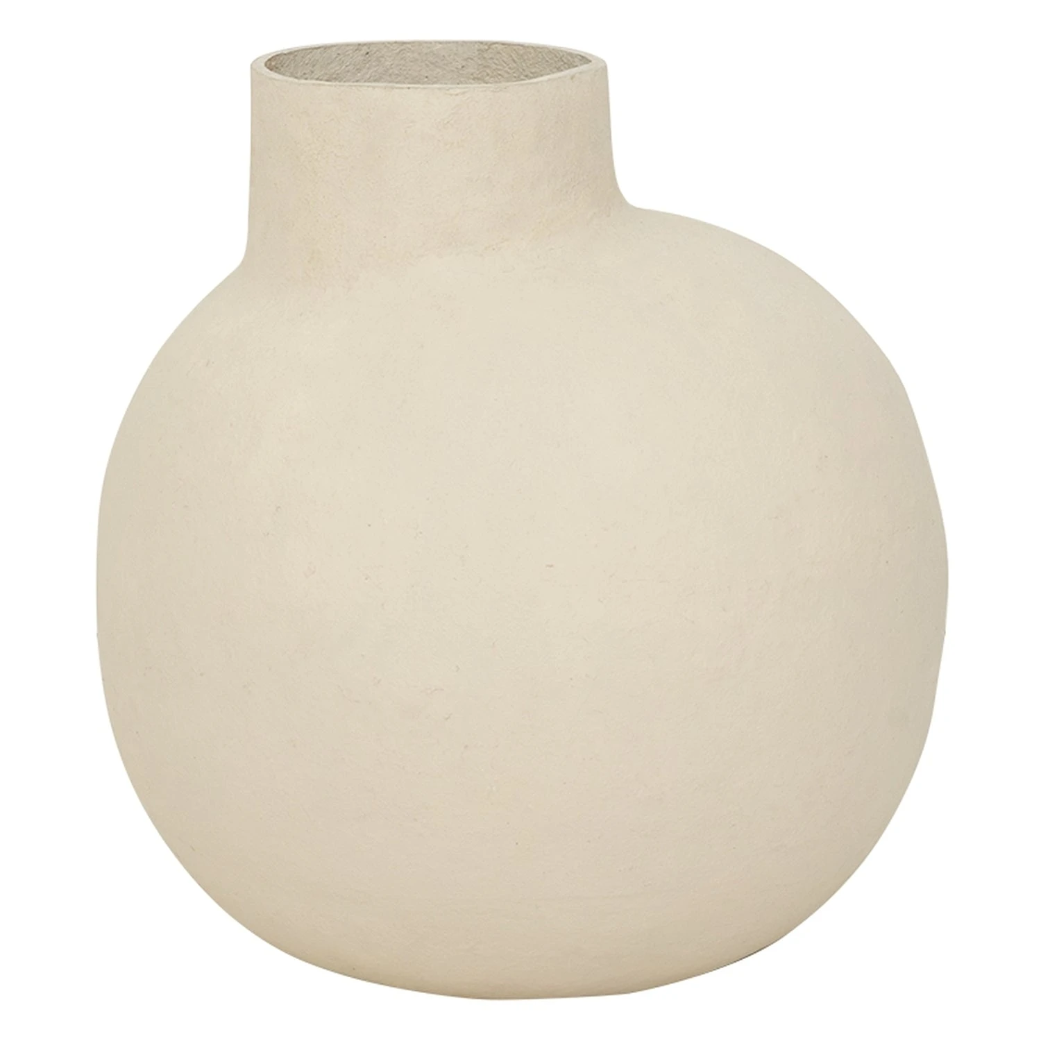 Tuuli Cotton Mache Pot - Natural 1 Tuuli Cotton Mache Pot - Natural