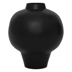 Stor Ceramic Vase - Black