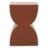 Corvo Wood Rustic Side Table - Brown