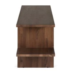 Ethnicraft Teak Kabuki Side Table 8 Ethnicraft Teak Kabuki Side Table -Trit Houses Shop 10789 Kabuki sidetable varnished teak brown rectangular profile cut HQ