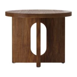 Androgyne Timber Side Table -Trit Houses Shop 1119879 Androgyne Side Table O50 Walnut Walnut Back web