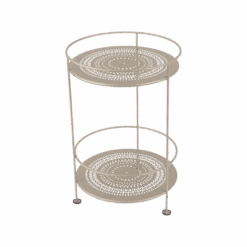 Fermob Guinguette Side Table Double Top -Trit Houses Shop 120 14 Muscade Gueridon double plateau full product