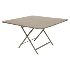 Fermob Caractere Square Table -Trit Houses Shop 120 14 Nutmeg Table 128 x 128 cm
