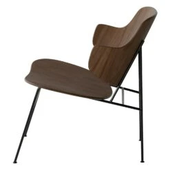 The Penguin Timber Lounge Chair -Trit Houses Shop 1203026 The Penguin Lounge Chair Black Steel Walnut Side