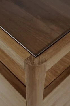 Ethnicraft Reclaimed Teak Spindle Dresser - 4 Drawers 12 Ethnicraft Reclaimed Teak Spindle Dresser - 4 Drawers -Trit Houses Shop 14177 Spindle dresser varnished reclaimed teak 4 drawers det03 cut web