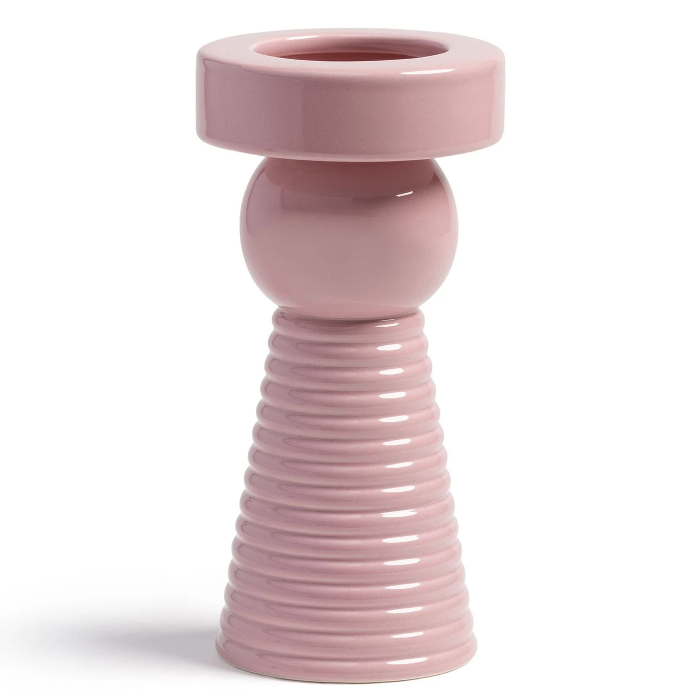 & Klevering Stack Vase - Pink 1 & Klevering Stack Vase - Pink