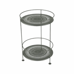 Fermob Guinguette Side Table Double Top -Trit Houses Shop 160 48 Romarin Gueridon double plateau full product