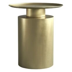 101 COPENHAGEN Pillar Table 6 101 COPENHAGEN Pillar Table -Trit Houses Shop 201024 Pillar Coffee Table Tall Brass White Packshot