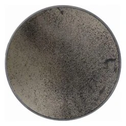 Ethnicraft Round Wooden Wall Mirror