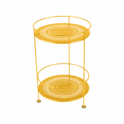Fermob Guinguette Side Table Double Top -Trit Houses Shop 225 73 Miel Gueridon double plateau full product