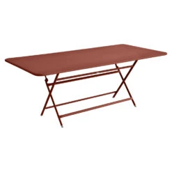 Fermob Caractere Rectangular Table -Trit Houses Shop 238 20 Ocre rouge Table 190 x 90 cm