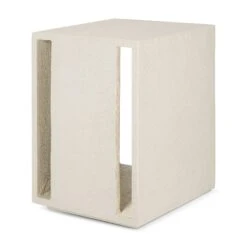 Ethnicraft Elements Bedside Table 8 Ethnicraft Elements Bedside Table -Trit Houses Shop 26416 Elements bedside table varnished microcement Off White back cut web