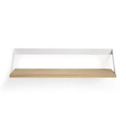 Ribbon Shelf 17 Ribbon Shelf -Trit Houses Shop 26616 Oak Ribbon shelf white front cut web