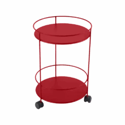 Fermob Guinguette Side Table 27 Fermob Guinguette Side Table -Trit Houses Shop 270 67 Coquelicot Gueridon a roulettes