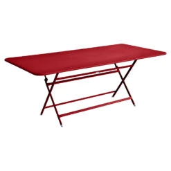 Fermob Caractere Rectangular Table -Trit Houses Shop 270 67 Coquelicot Table 190 x 90 cm