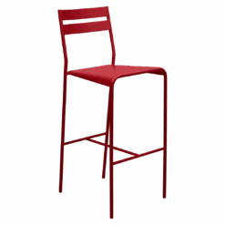 Fermob Facto Bar Chair -Trit Houses Shop 270 67 Poppy High stool