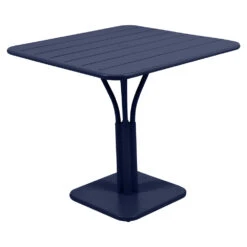 Fermob Luxembourg Pedestal Table 35 Fermob Luxembourg Pedestal Table -Trit Houses Shop 297 92 Bleu abysse Table 80 x 80 cm