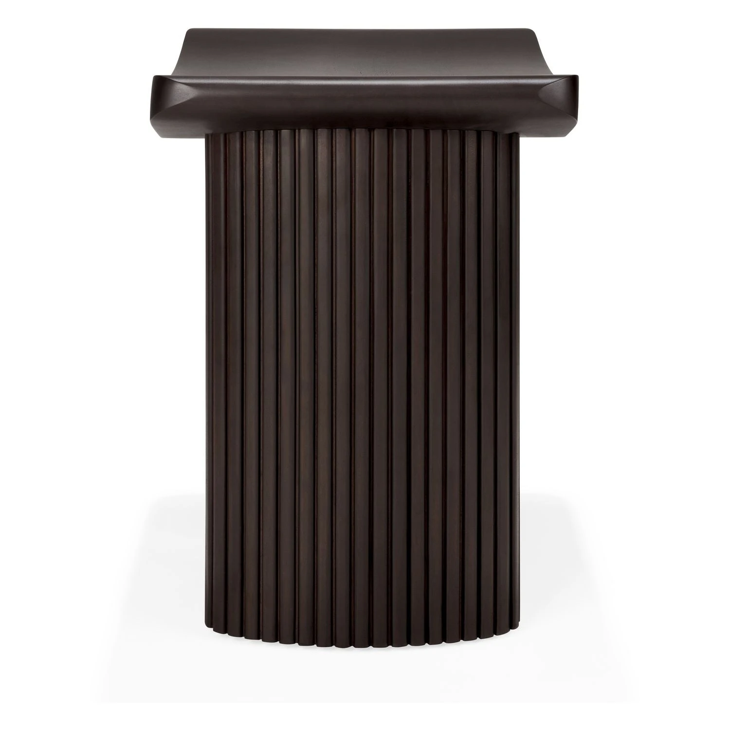 Ethnicraft Mahogany Roller Max Stool 6 Ethnicraft Mahogany Roller Max Stool - Image 6