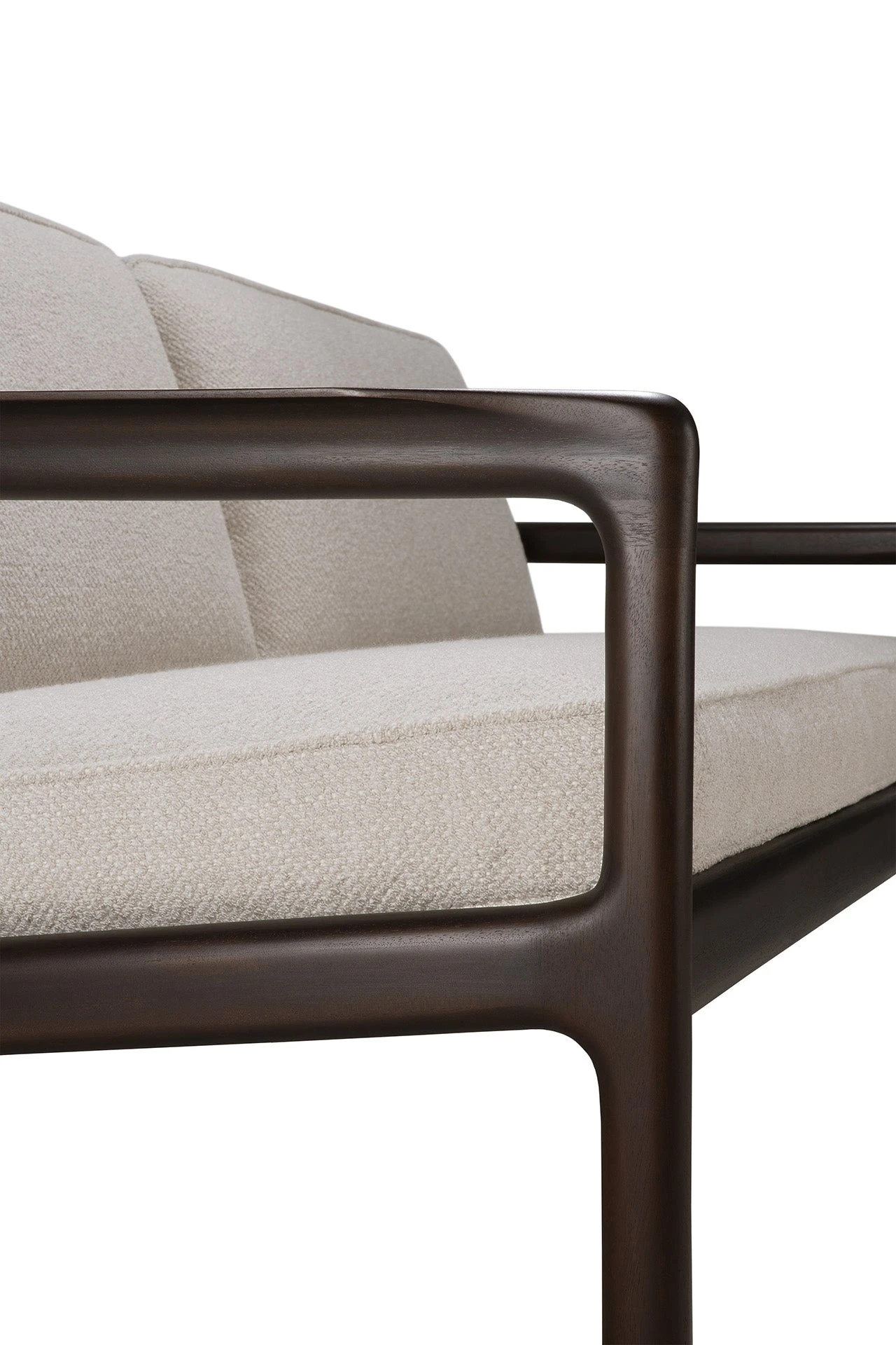 Ethnicraft Mahogany Jack 2 Seater Sofa 6 Ethnicraft Mahogany Jack 2 Seater Sofa - Image 6