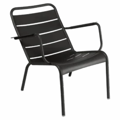 Fermob Luxembourg Low Armchair 30 Fermob Luxembourg Low Armchair -Trit Houses Shop 375 42 Liquorice Low armchair full product