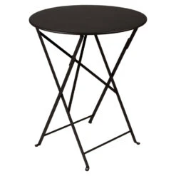 Fermob Bistro Metal Round Table 39 Fermob Bistro Metal Round Table -Trit Houses Shop 375 42 Liquorice Table OE 60 cm full product