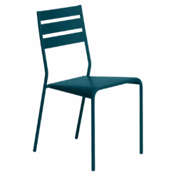 Fermob Facto Chair -Trit Houses Shop 377 21 Bleu Acapulco Chaise