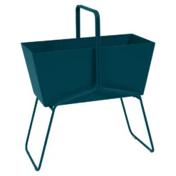 Fermob Basket High Planter 22 Fermob Basket High Planter -Trit Houses Shop 377 21 Bleu Acapulco Jardiniere format haut
