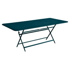 Fermob Caractere Rectangular Table -Trit Houses Shop 377 21 Bleu Acapulco Table 190 x 90 cm