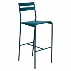 Fermob Facto Bar Chair -Trit Houses Shop 377 21 Bleu Acapulco Tabouret de bar
