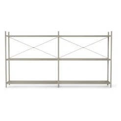 Ferm LIVING Punctual Shelving System 27 Ferm LIVING Punctual Shelving System -Trit Houses Shop 3x2 perforated Light grey
