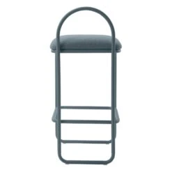 AYTM Angui Counter Stool -Trit Houses Shop 502403017080 ANGUI bar chair dusty blue boucl L37xW39xH82 5cm 2