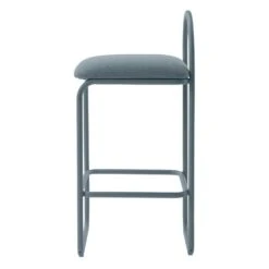 AYTM Angui Counter Stool -Trit Houses Shop 502403017080 ANGUI bar chair dusty blue boucl L37xW39xH82 5cm 4