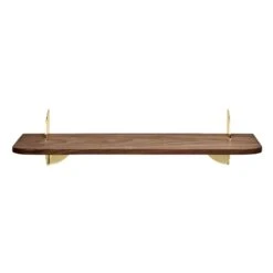 AYTM Aedes Shelf -Trit Houses Shop 502919001081 AEDES shelf Walnut gold L50 kopier