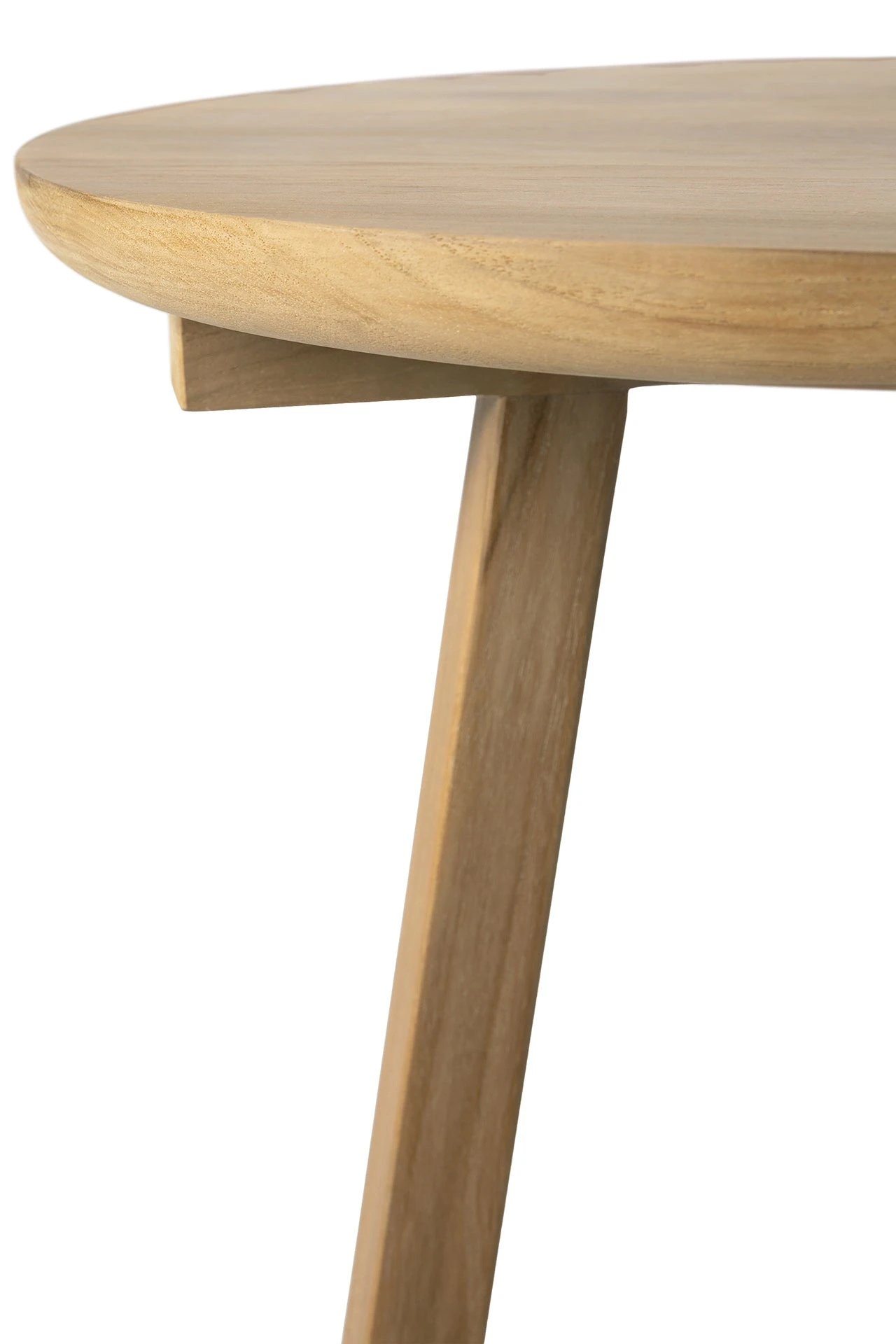 Ethnicraft Oak Tripod Side Table 3 Ethnicraft Oak Tripod Side Table - Image 3