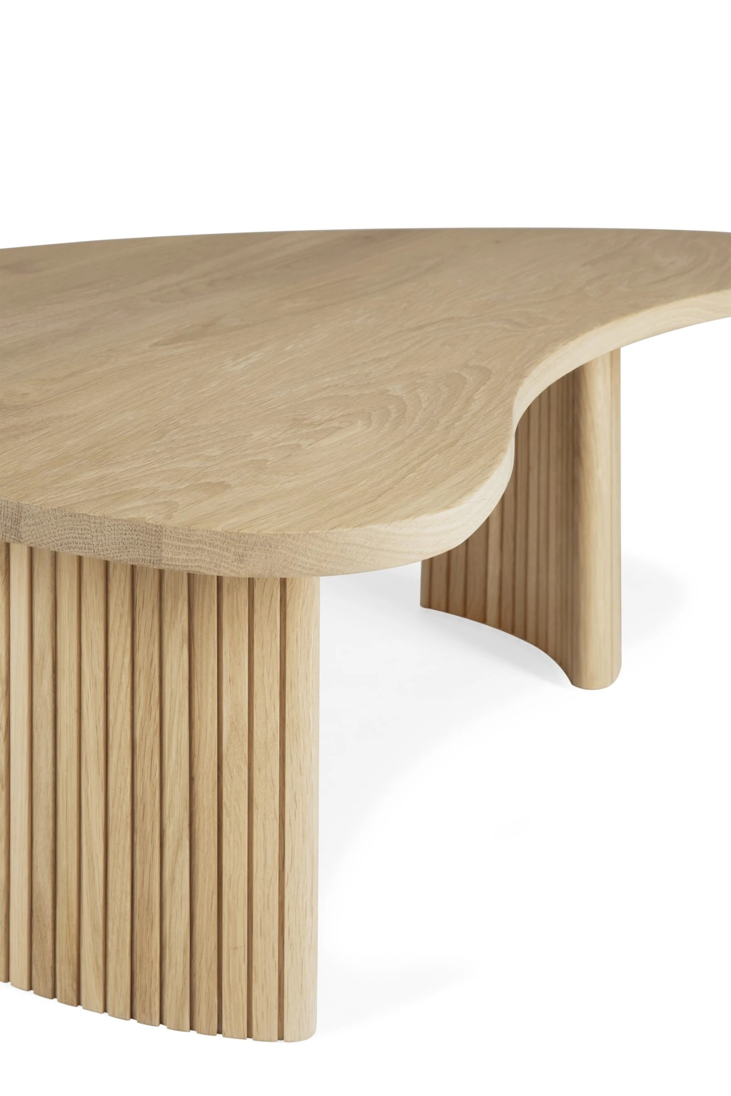 Ethnicraft Oak Boomerang Coffee Table 13 Ethnicraft Oak Boomerang Coffee Table - Image 13