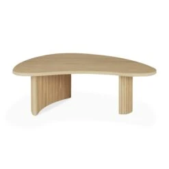 Ethnicraft Oak Boomerang Coffee Table