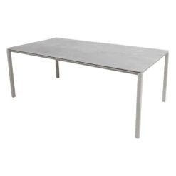Pure Rectangular Dining Table 2000mm - Outdoor 32 Pure Rectangular Dining Table 2000mm - Outdoor -Trit Houses Shop 5085AT P091COG