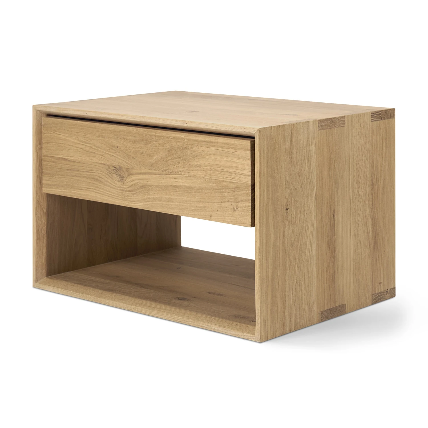 Ethnicraft Oak Nordic 1 Drawer Bedside Table 2 Ethnicraft Oak Nordic 1 Drawer Bedside Table - Image 2