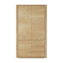 Ethnicraft Oak Shadow Dresser - 3 Doors/3 Drawers