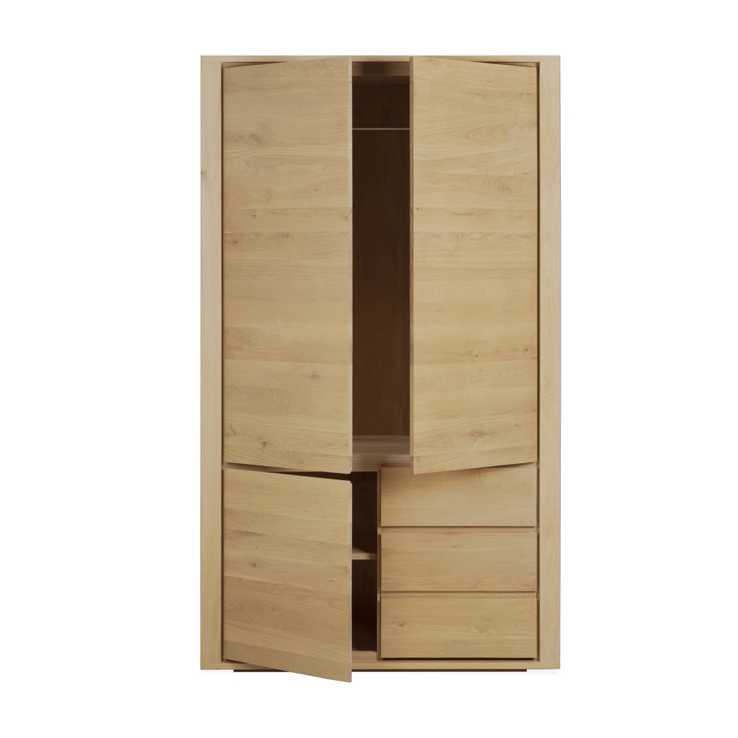 Ethnicraft Oak Shadow Dresser - 3 Doors/3 Drawers 5 Ethnicraft Oak Shadow Dresser - 3 Doors/3 Drawers - Image 5