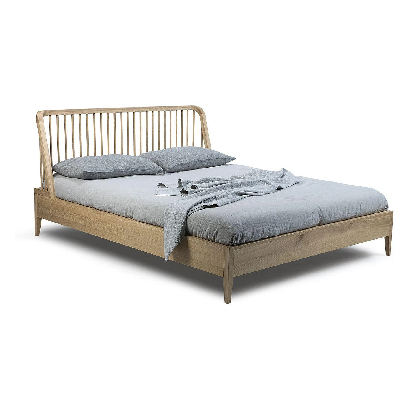 Ethnicraft Oak Spindle King Bed 7 Ethnicraft Oak Spindle King Bed - Image 7